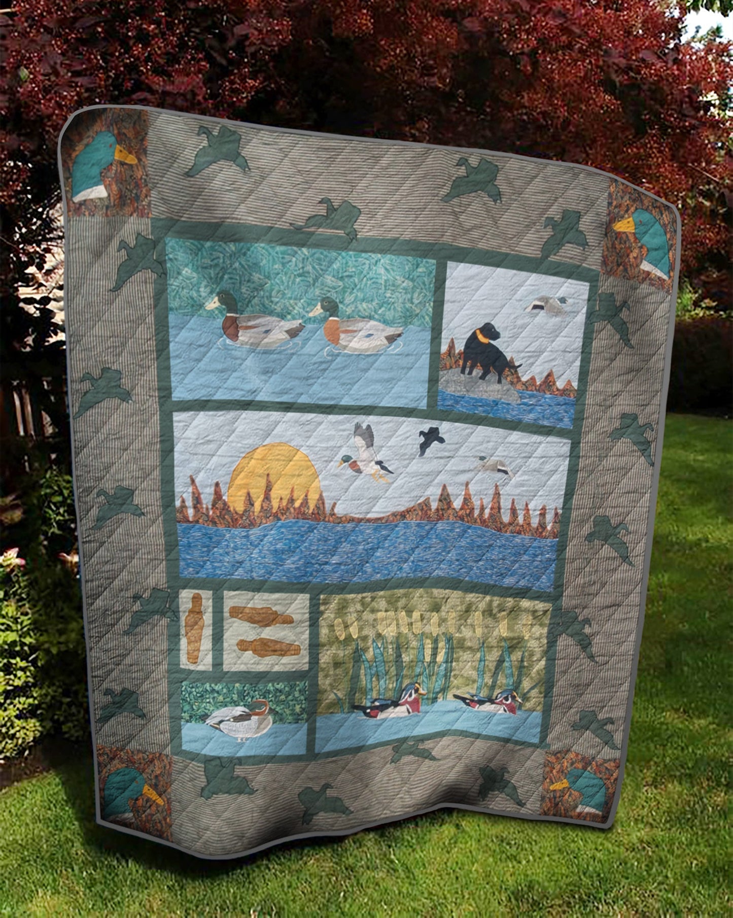 Mallard Quilt TD19110239 Quilt Blanket