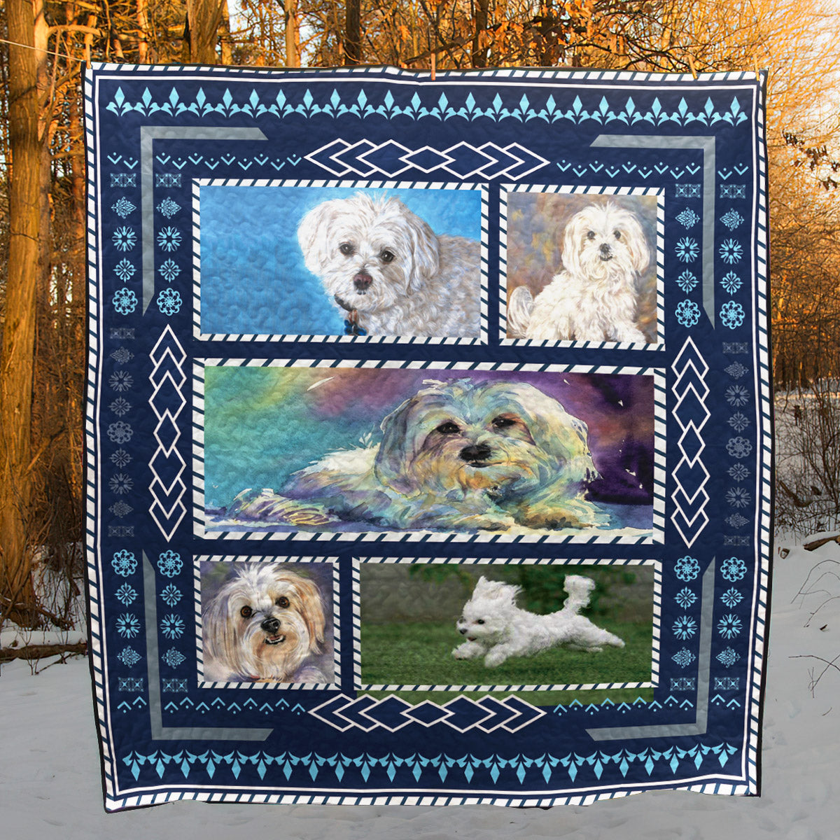 Maltese CL12110127MDQ Quilt Blanket