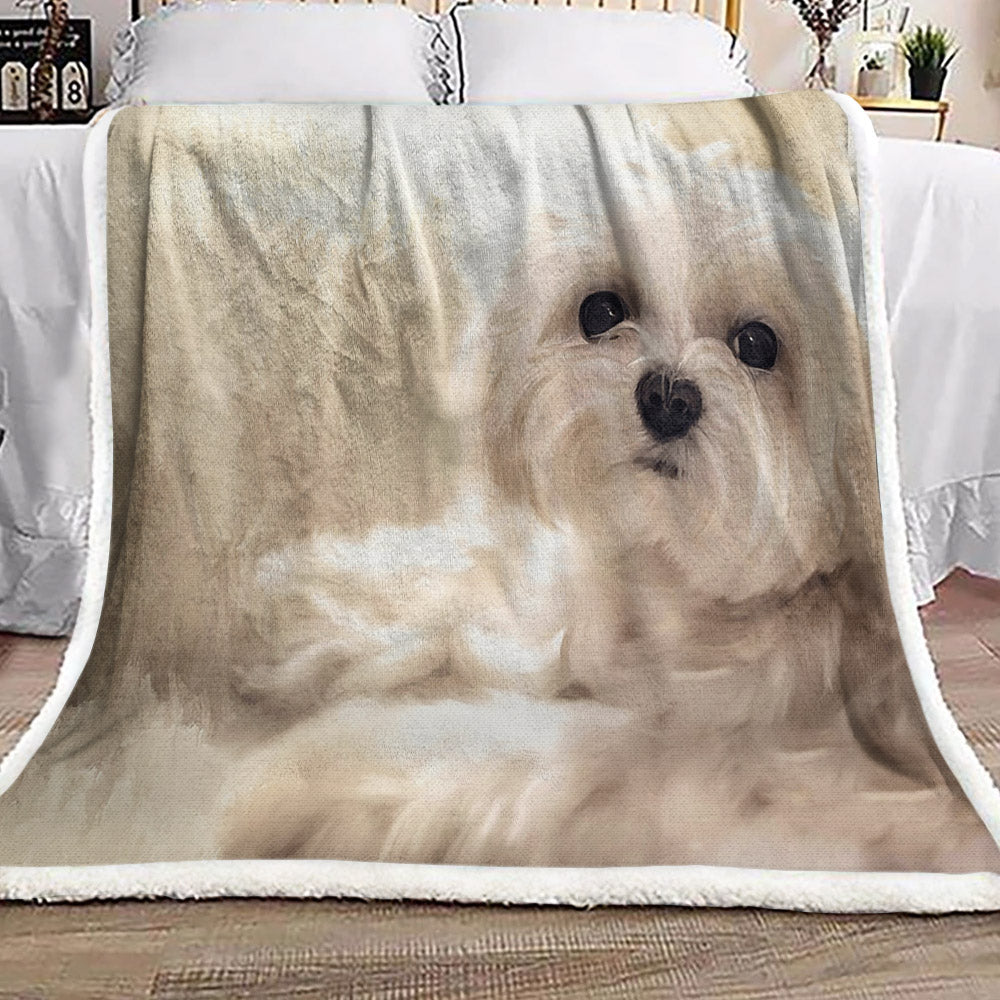 Maltese NT200999F Sherpa Fleece Blanket
