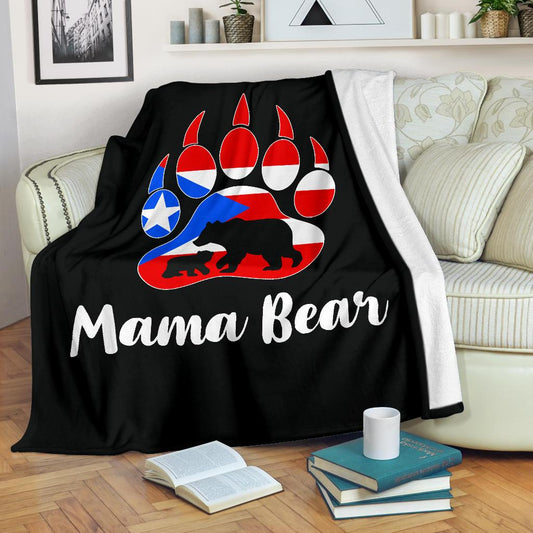 Mama Bear Puerto Rico CL04100139F Sherpa Fleece Blanket