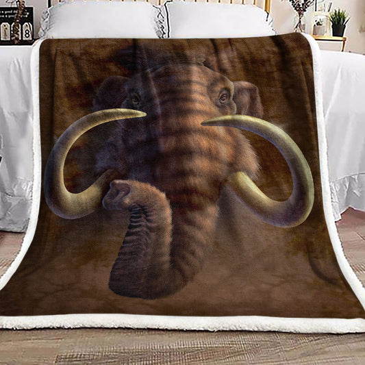 Mammoth Head HN1611078F Sherpa Fleece Blanket