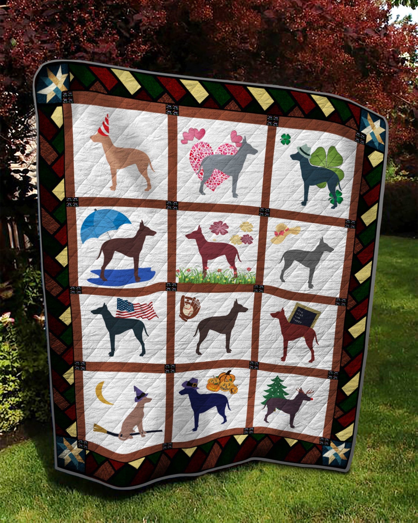 Manchester Terrier TD13110106 Quilt Blanket