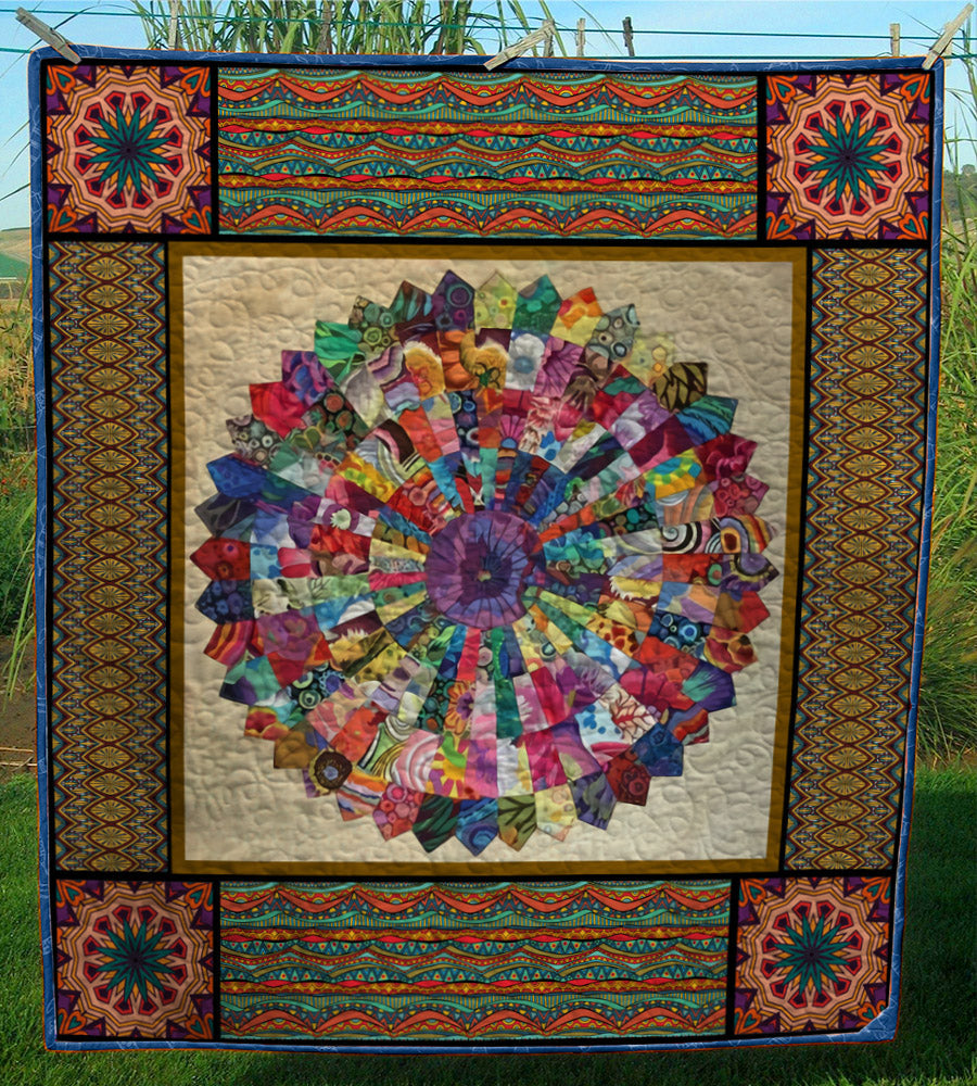 Mandala CL28100902MDQ Quilt Blanket