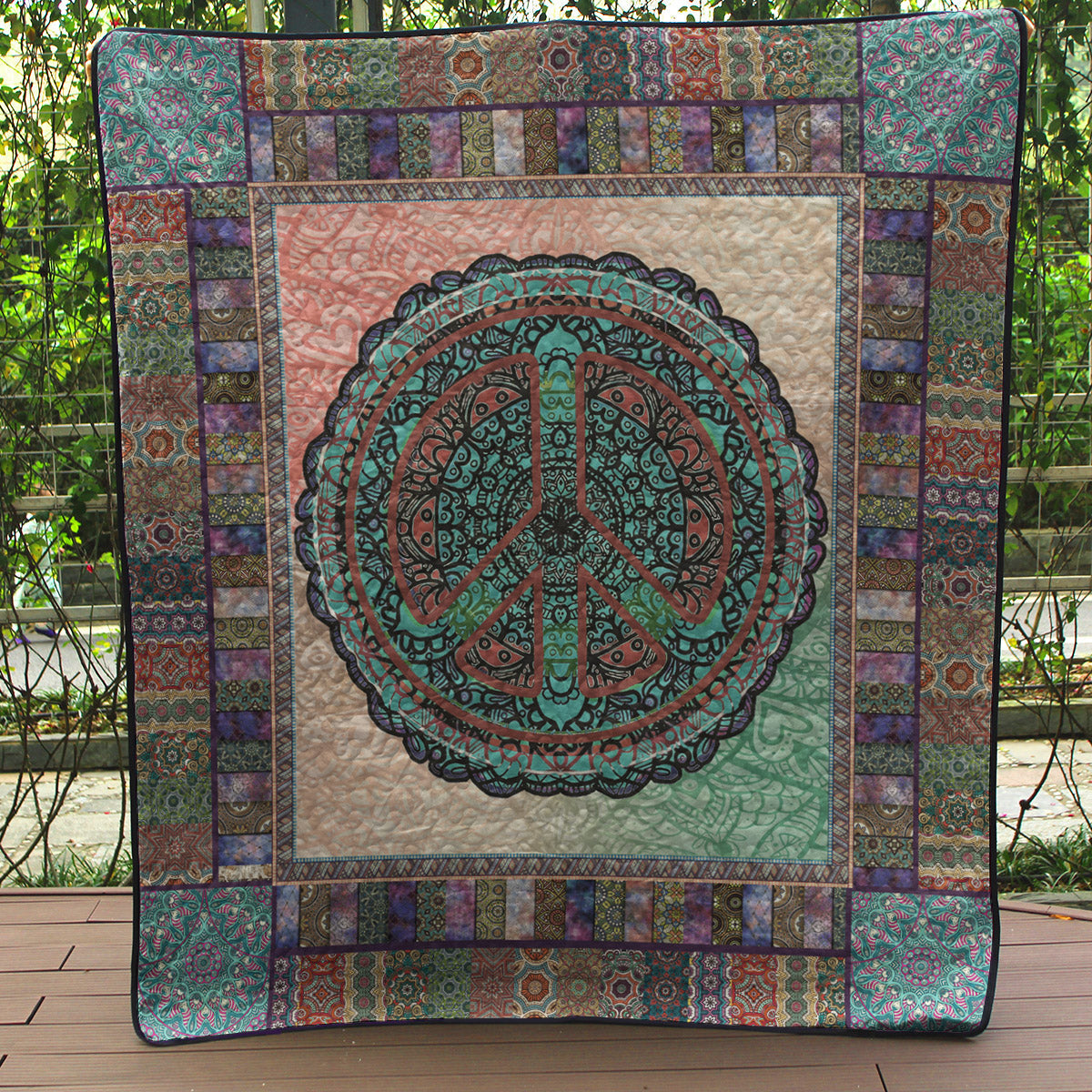 Mandala Hippie D010767 Quilt Blanket