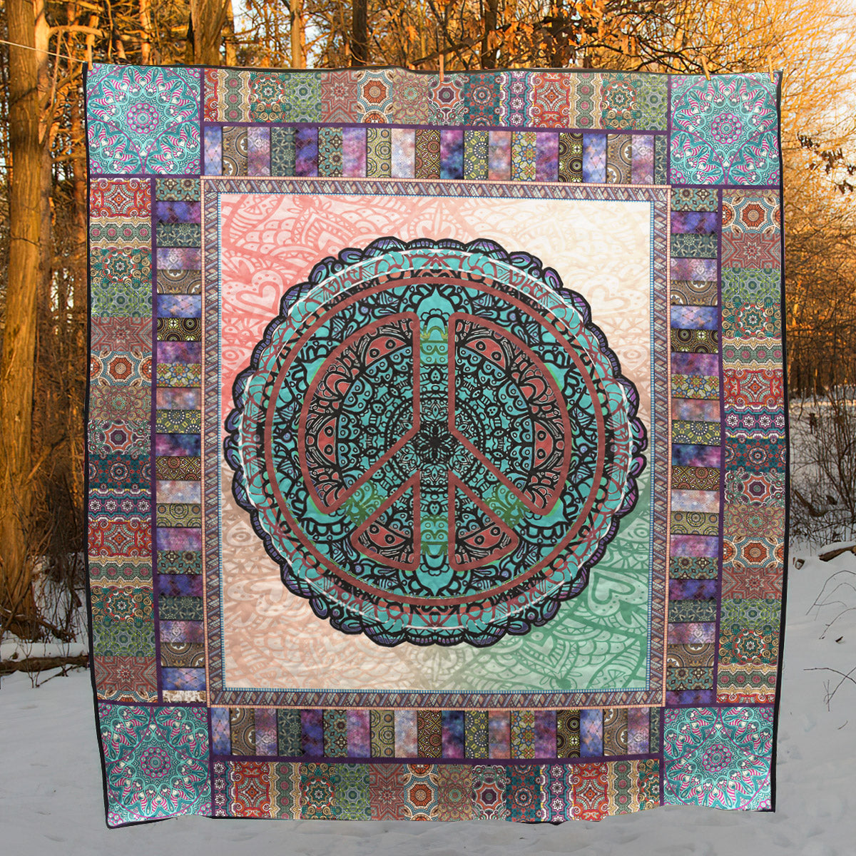 Mandala Hippie D010767 Quilt Blanket