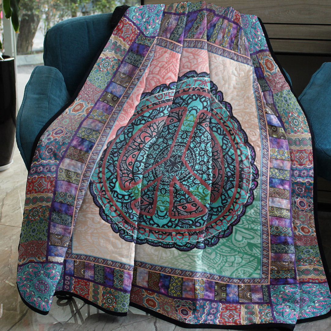 Mandala Hippie D010767 Quilt Blanket