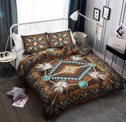 Mandala Brown Design Native American CLA22100387B Bedding Sets