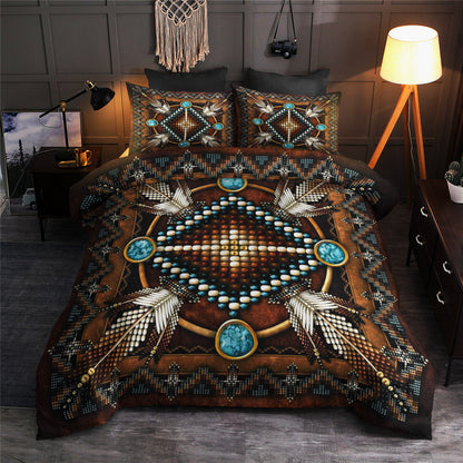 Mandala Brown Design Native American CLA22100387B Bedding Sets