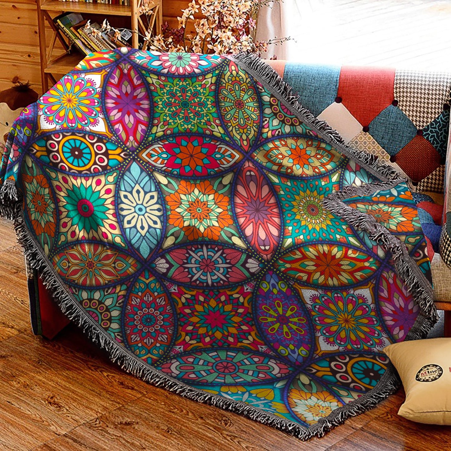 Mandala CG2709084S Throw Blankets For Sofa