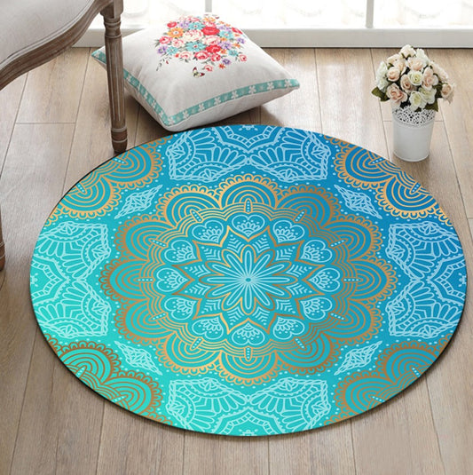 Mandala CL300943MDC Round Area Rug