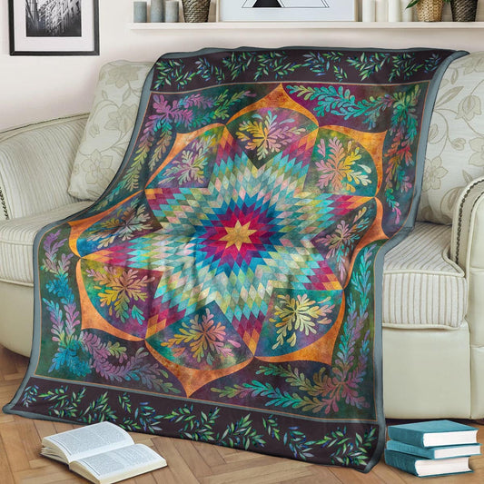 Mandala DD0309059F Sherpa Fleece Blanket