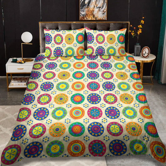 Mandala Flower CLA2809282B Quilt Bedding Set