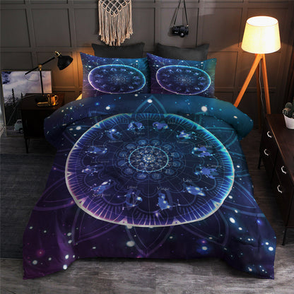 Mandala Galaxy Zodiac Glitter CLA22100576B Bedding Sets
