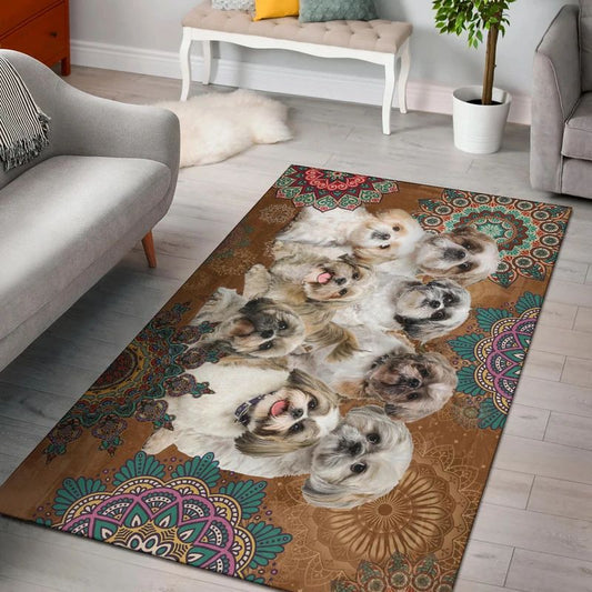 Mandala Shih Tzu CL04120073MDR Rug