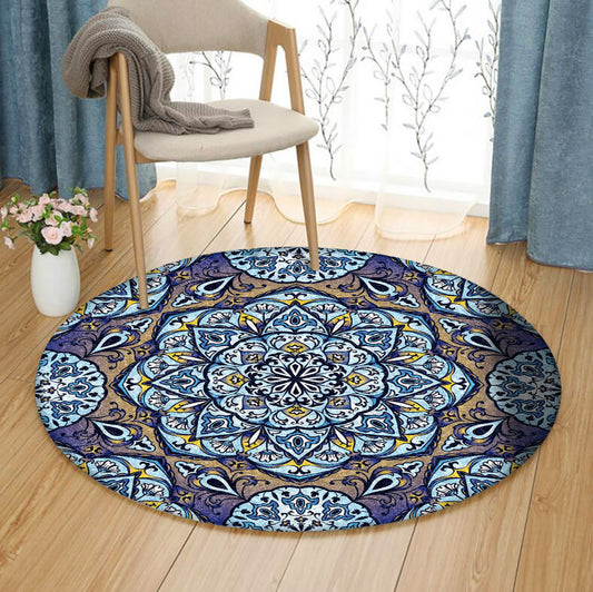 Mandala TL200922TM Round Area Rug