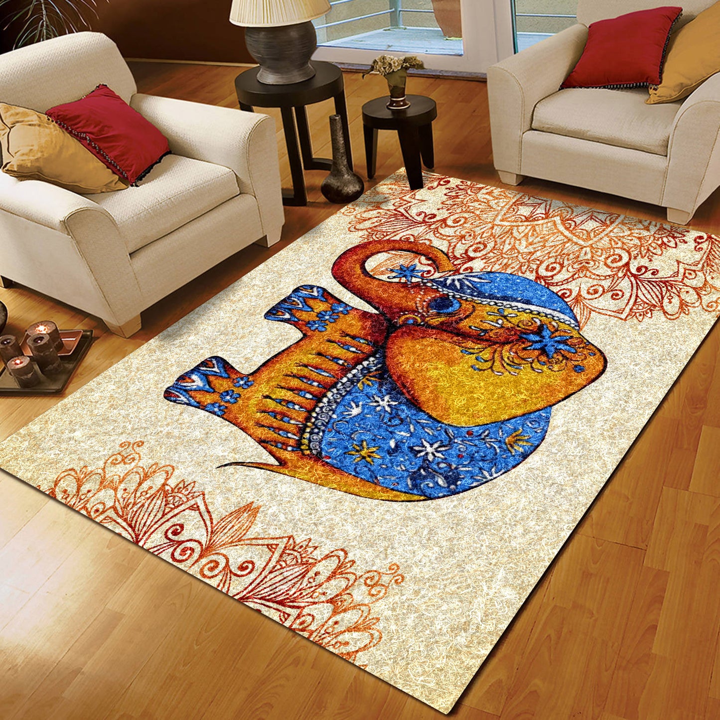 Mandala Elephant BT300739T Rug