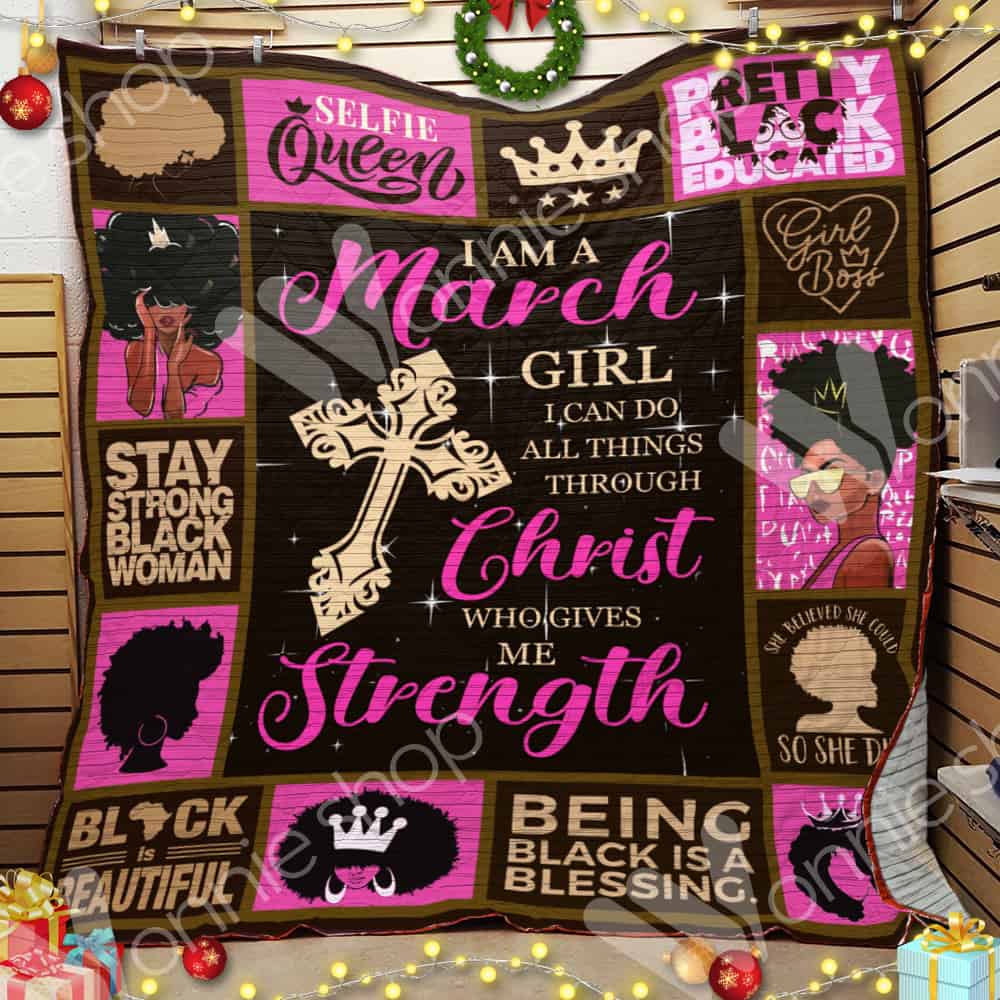 March Black Women CL15100237MDQ Quilt Blanket