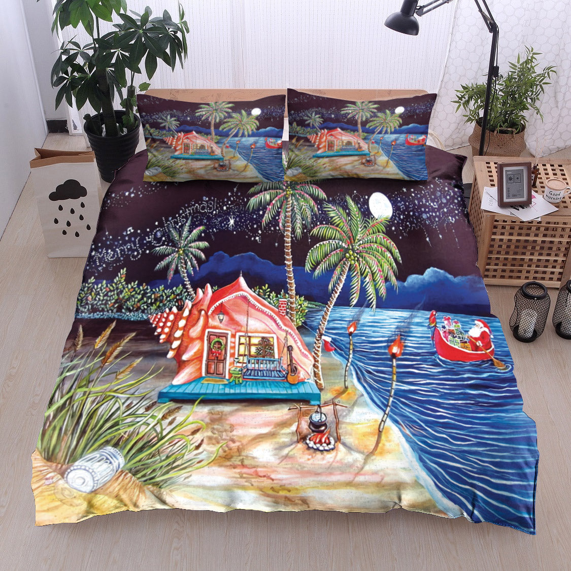 Margaritaville Conch Christmas BT08100112B Bedding Sets