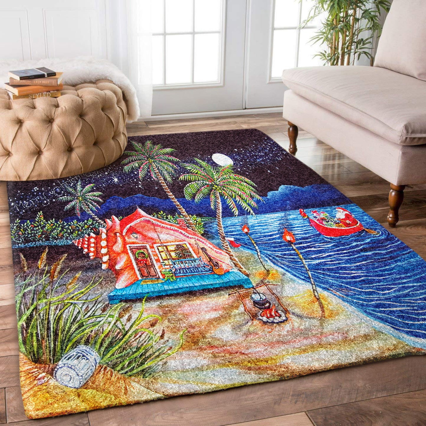 Margaritaville Conch Christmas BT0810134R Rug
