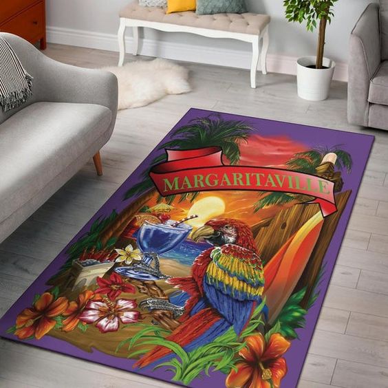 Margaritaville Parrot Beach Purple CLA1110177R Rug