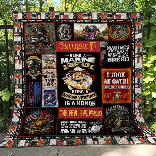 Marine BI260702B TBG Quilt Blanket