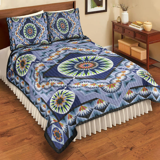 Mariner's Compass Quilt Bedding Set TN310502DQBS