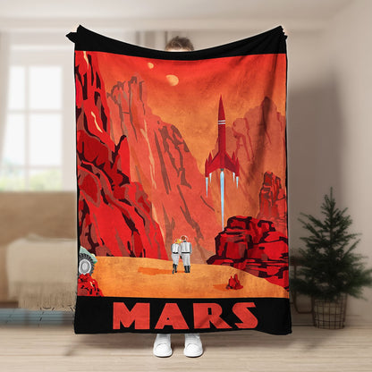 Mars NT240853F Sherpa Fleece Blanket