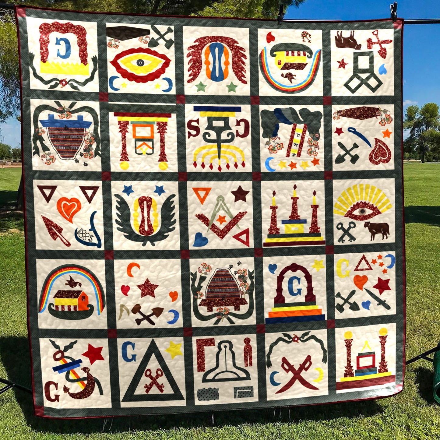 Masonic CL1306109 Quilt Blanket