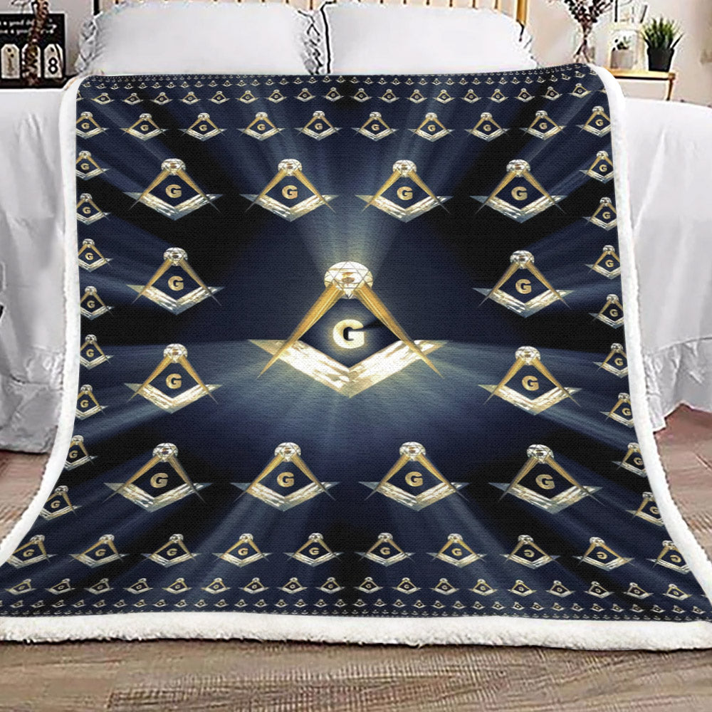 Masonic Freemason AA0810070TT Sherpa Fleece Blanket