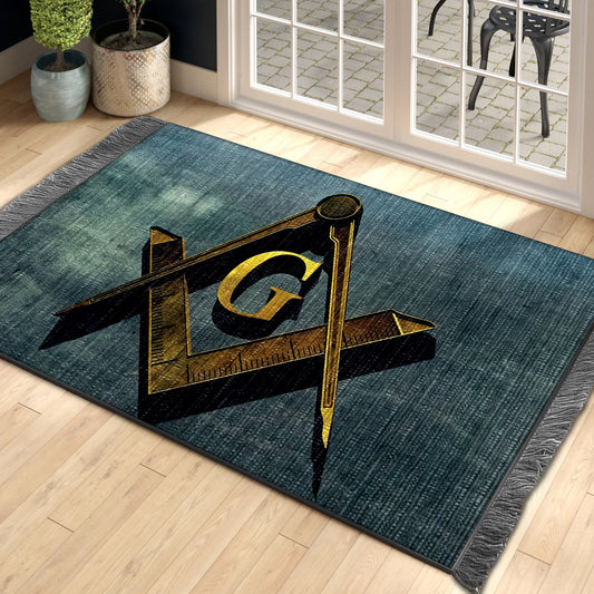 Masonic Freemason AA0910073F Decorative Floor-cloth