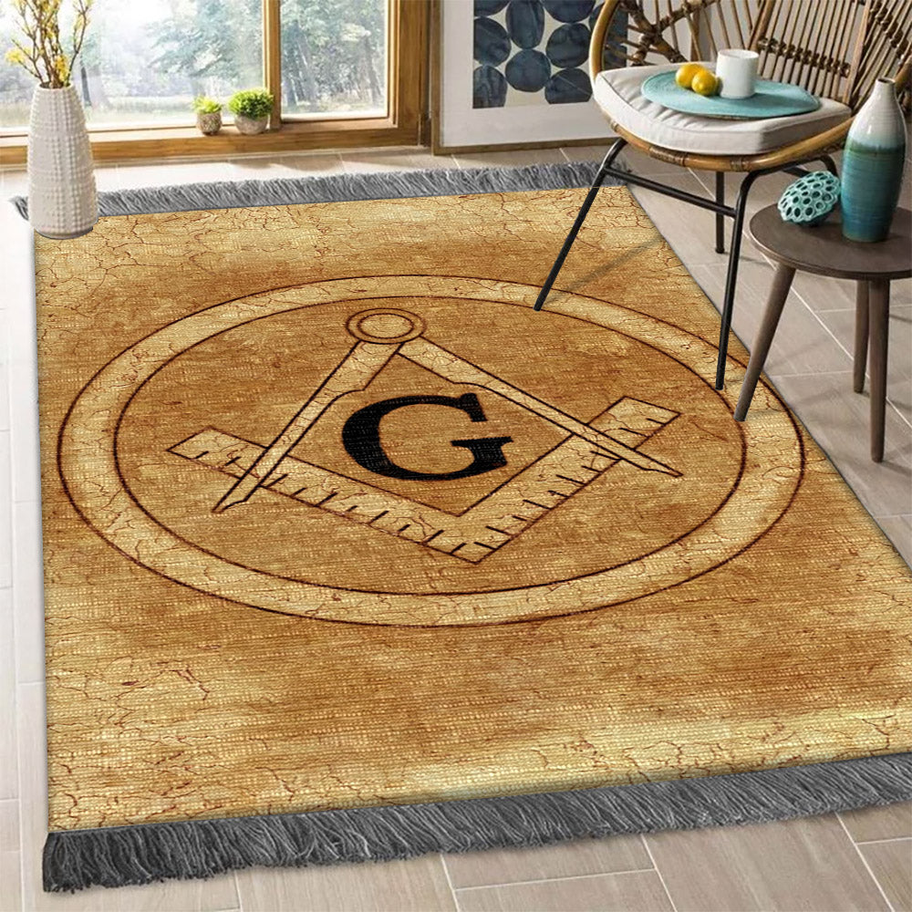 Masonic Freemason AA0910075F Decorative Floor-cloth