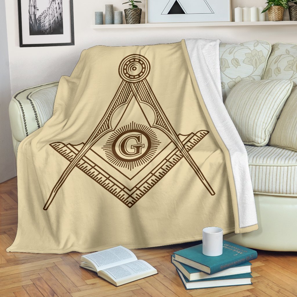 Masonic Freemason CL12100750MDF Sherpa Fleece Blanket