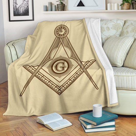 Masonic Freemason CL12100750MDF Sherpa Fleece Blanket