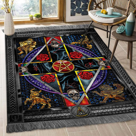 Masonic Freemason NN0910078F Decorative Floor-cloth