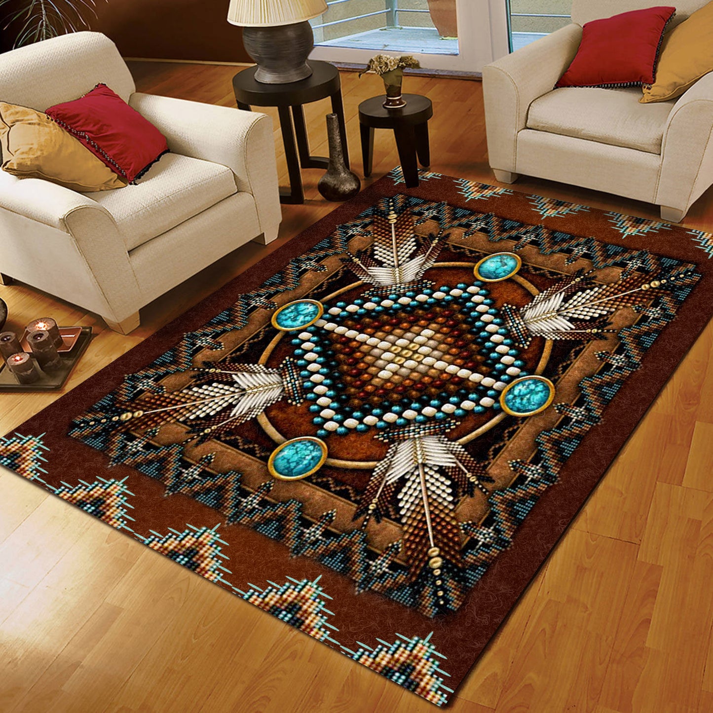 Medicine Wheel CL31101133MDR Rug