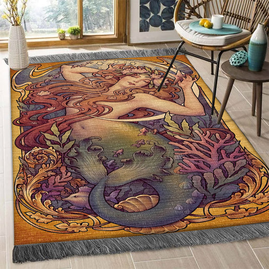 Mermaid AA1110094F Decorative Floor-cloth