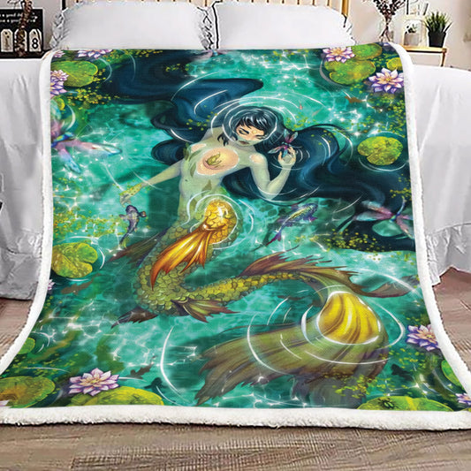 Mermaid AA1410162TT Sherpa Fleece Blanket