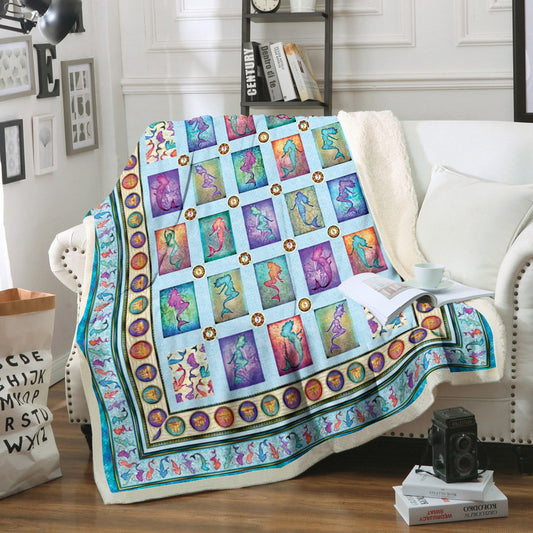 Mermaid BL2009121F Sherpa Fleece Blanket