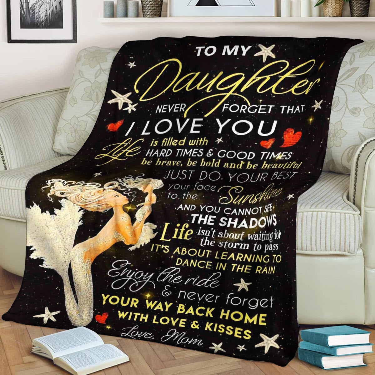 Mermaid CL270846MDF Sherpa Fleece Blanket