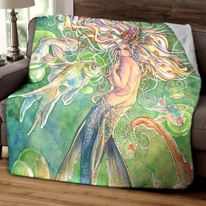 Mermaid HM050944TT Sherpa Fleece Blanket