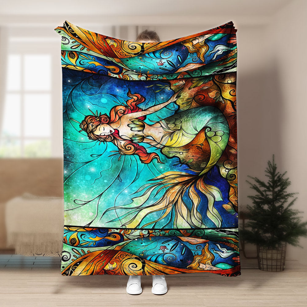 Mermaid NT0309060F Sherpa Fleece Blanket