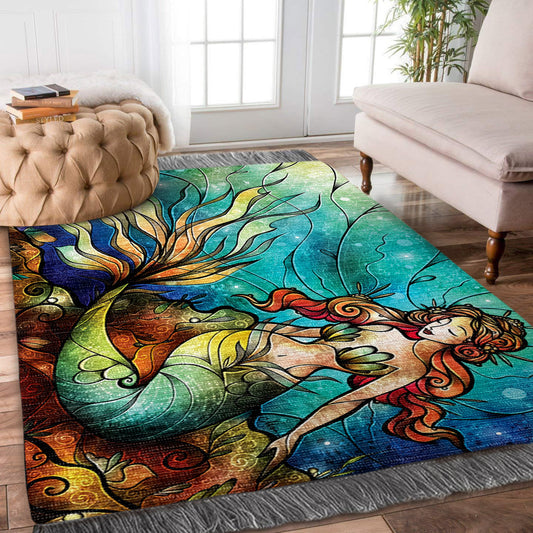 Mermaid TT1909068F Decorative Floor-cloth