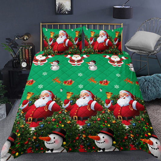 Merry Christmas Quilt Bedding Set MT1609005