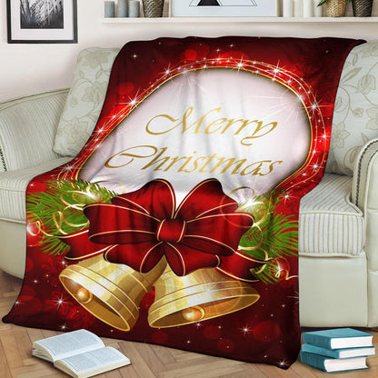 Merry Christmas HN171021F Sherpa Fleece Blanket