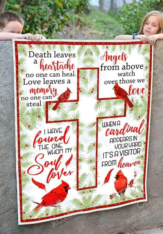 Message From Heaven Cardinal CL05100338MDF Sherpa Fleece Blanket