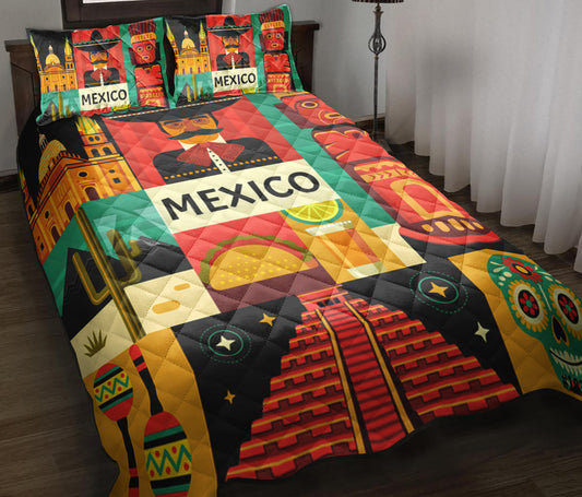 Mexican Culture Quilt Bedding Set ND090907