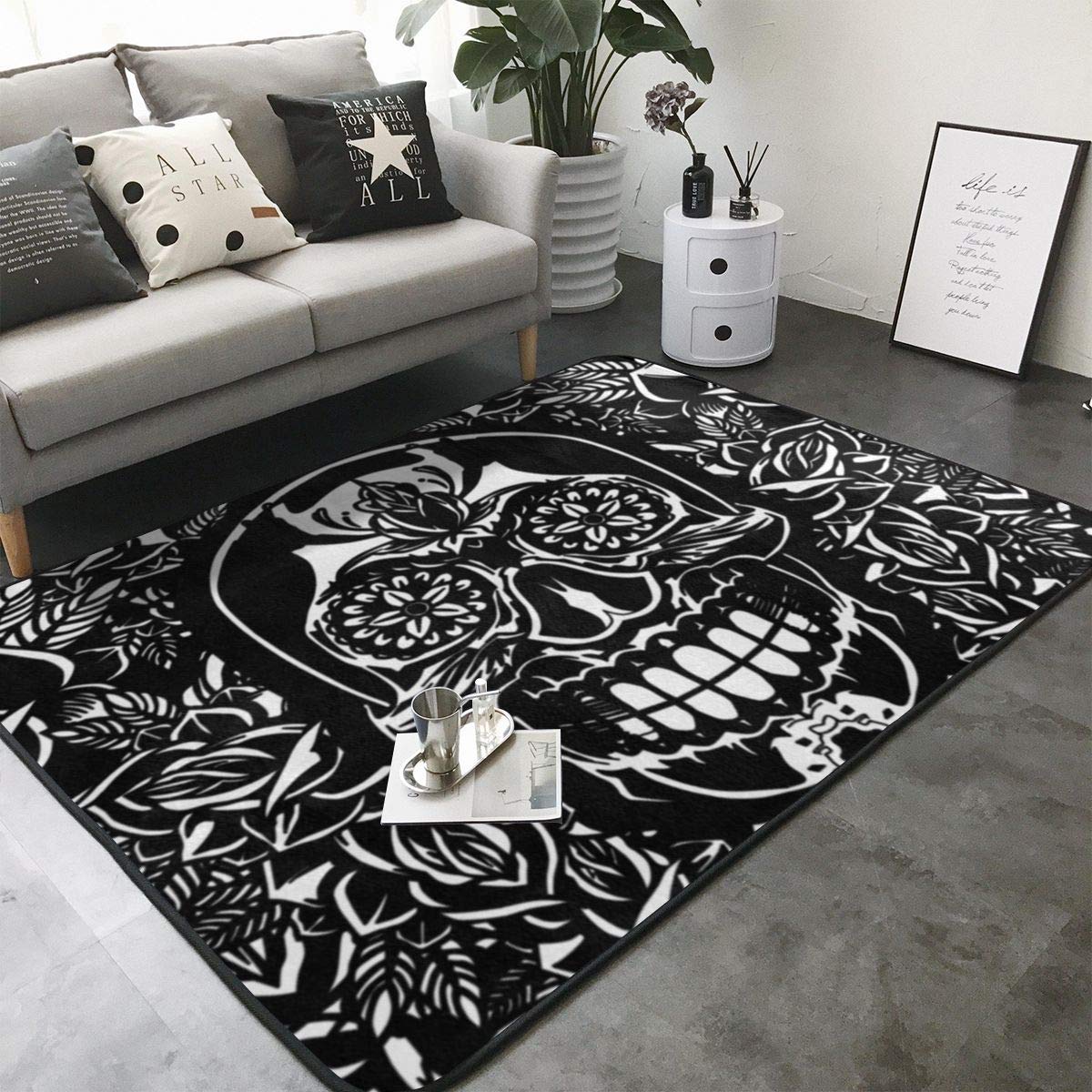 Mexican Sugar Skull CLG1710091R Rug