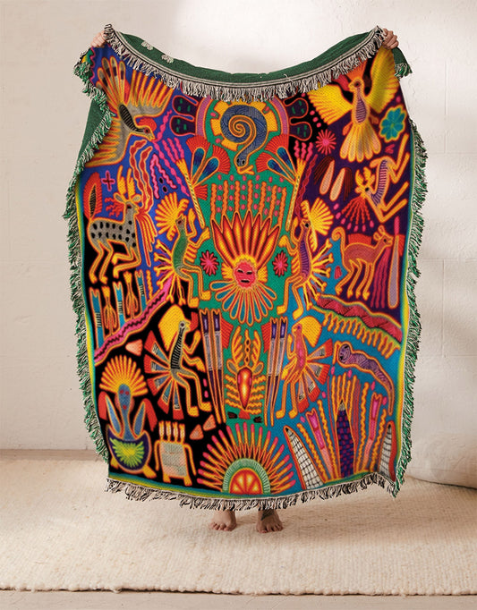 Mexican Tribal NP1610259S Throw Blankets For Sofa