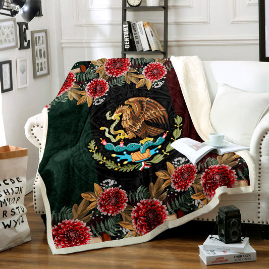 Mexico Sherpa Fleece Blanket HM221002