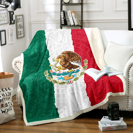 Mexico Sherpa Fleece Blanket TL221004